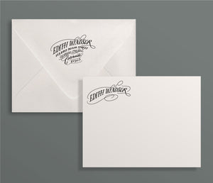 Swoon Custom Letterpress Stationery Suite