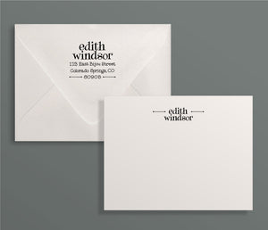 Terminal Custom Letterpress Stationery Suite