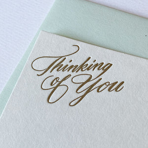 Thinking of You Boxed Set of 6 Letterpress Cards