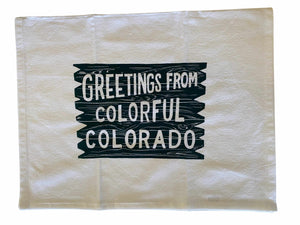 Colorful Colorado Tea Towel