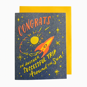 Trip Around the Sun Birthday Card