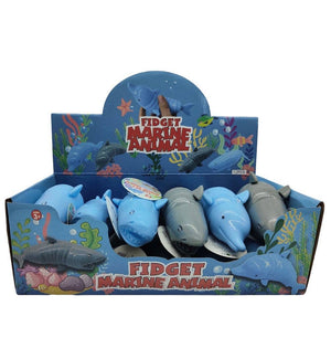 Dolphins and Shark Fidget Slug Toy by Handee Products