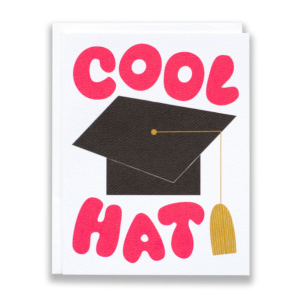 Cool Hat Graduation Card by Banquet Workshop