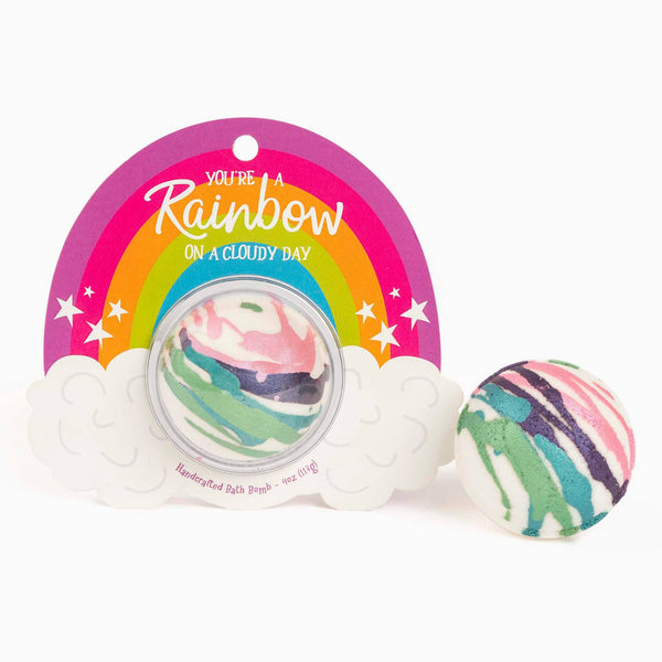 You're a Rainbow on a Cloudy Day Clamshell Bath Bomb by Cait + Co