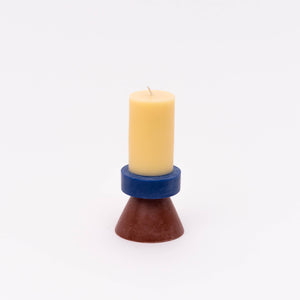 Banana | Navy | Chocolate Stack Candles TALL by Yod and Co