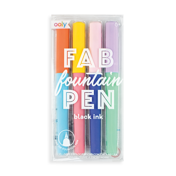fab fountain pens - set of 4