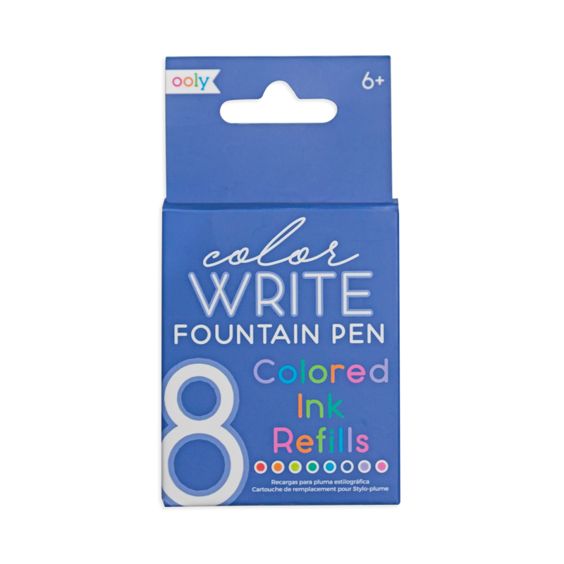 Color Write Fountain Pens Colored Ink Refills - Ladyfingers Letterpress