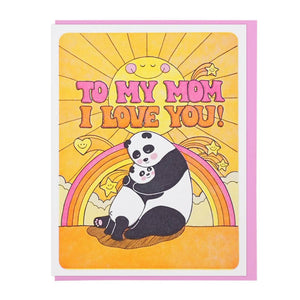 I Love You Mom Panda by Lucky Horse Press
