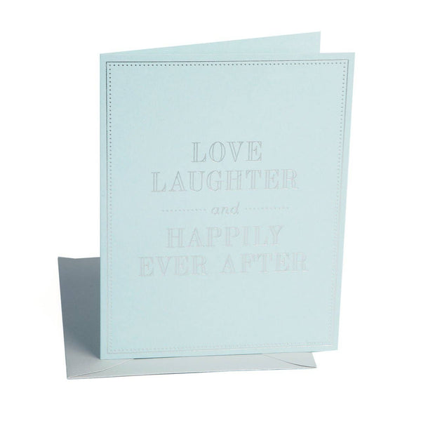 Happily Ever After Wedding Card by The Social Type