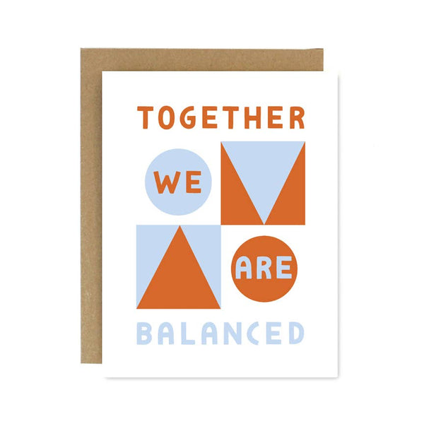 We Are Balanced Card by Worthwhile Paper