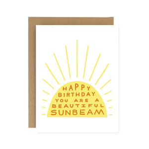 Birthday Sunbeam Card by Worthwhile Paper