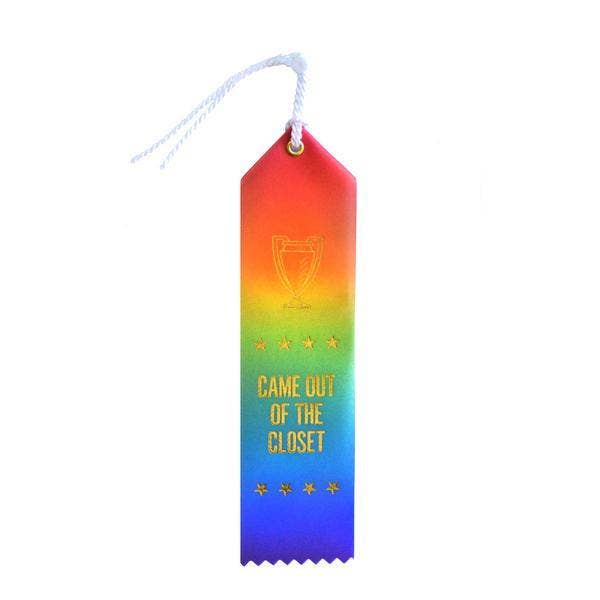 Came Out Of The Closet Ribbon by Boldfaced Goods