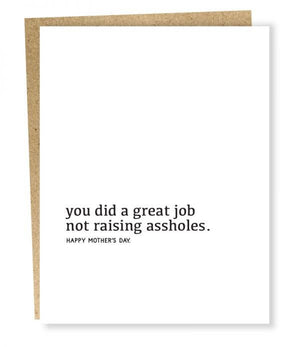 Great Job (mother) Card by Sapling Press