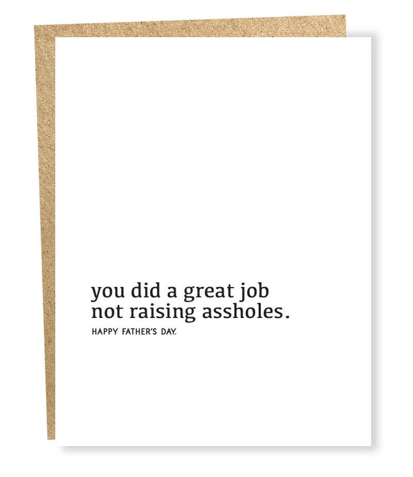 Great Job (father) Card by Sapling Press