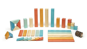 42 Piece Magnetic Wooden Block Set by Tegu