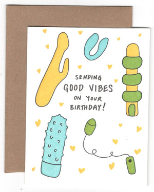 Bday Vibes Card by Power and Light Press