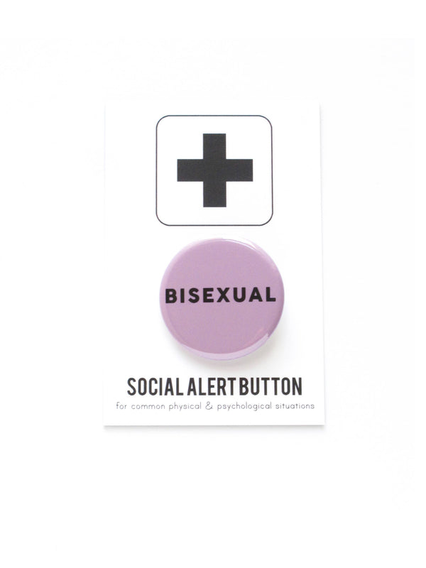 BISEXUAL  pinback button by WORD FOR WORD Factory