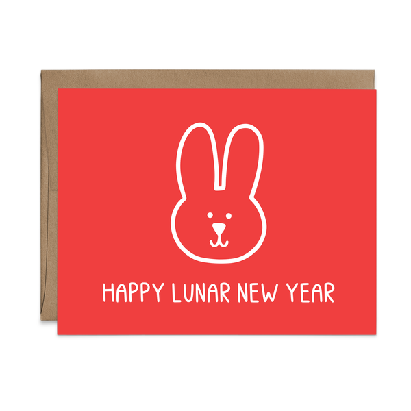 Year of the Rabbit Happy Lunar New Year Card