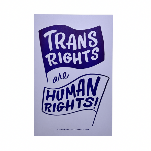 Trans Rights Are Human Rights Poster (Set of 15)