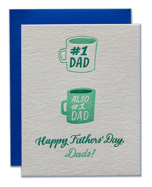 #1 Dads Fathers' Day Card