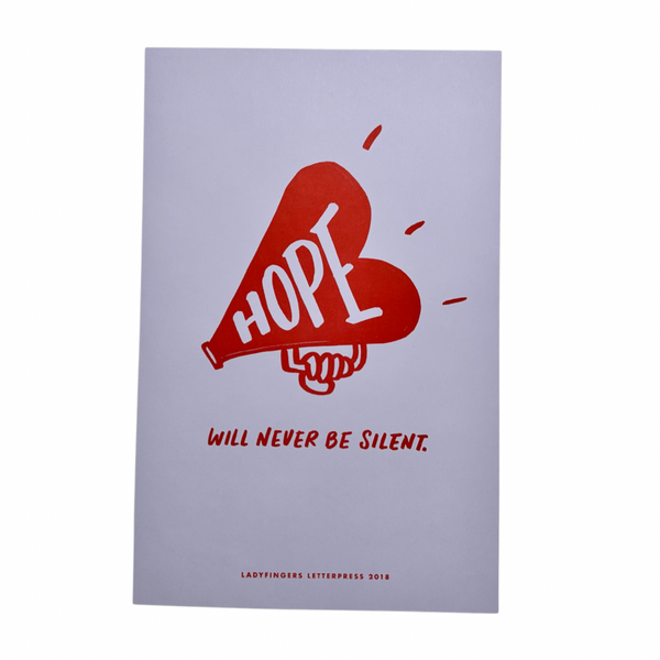 Hope Will Never Be Silent Poster (Set of 15)