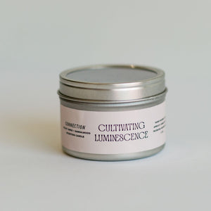 2oz. Connection Candle with Clear Quartz by Cultivating Luminescence