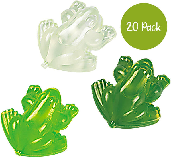 Reusable Ice Cubes - Frogs - 20 Pieces