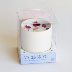 Ascension Candle with Lapis Lazuli by Cultivating Luminescence (Large)