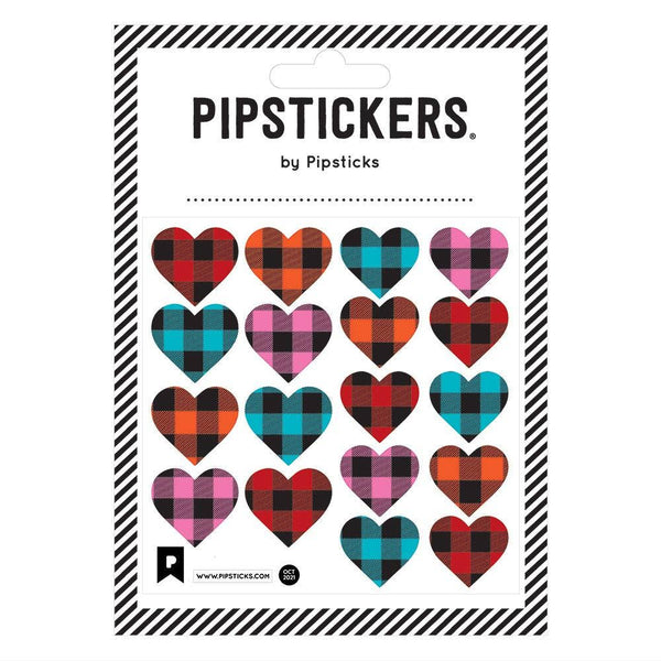 Fuzzy Flannel Hearts by Pipsticks