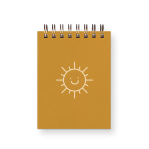 Smiling Sunshine Mini Jotter Notebook by Ruff House Print Shop