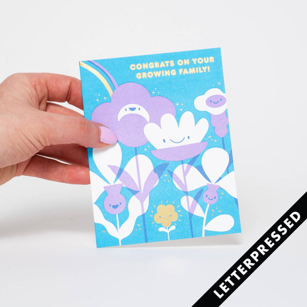 Flower Baby Card by HELLO! LUCKY