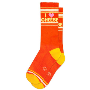 I <3 Cheese Gym Crew Socks