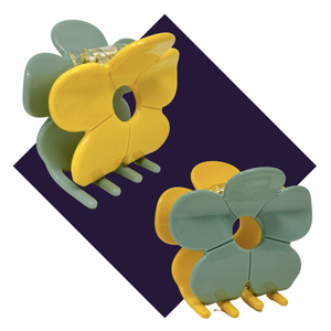 Hair Claw - Cleo Colorblock by Rainbow Unicorn Birthday Surprise