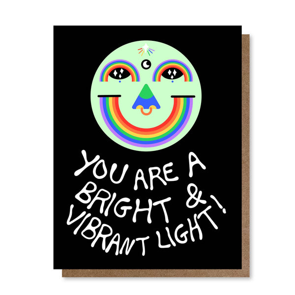 Bright & Vibrant Light Card by Hills & Holler