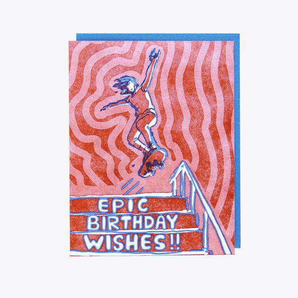 Epic Birthday Wishes Card by folio press & paperie