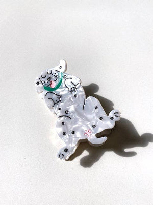 Dalmatian Hair Claw Clip by Solar Eclipse