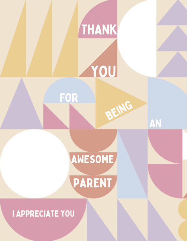 Awesome Parent by Cards by Dé