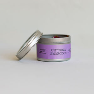 4oz. Pathway Candle with Amethyst by Cultivating Luminescence