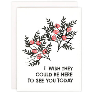 I Wish They Could Be Here Sympathy Card by Heartell Press