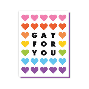 Gay For You A2 Card