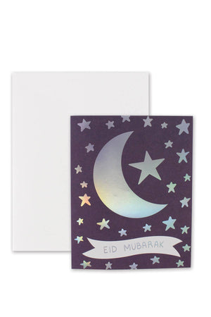 Crescent Stars Card by Hello Holy Days!