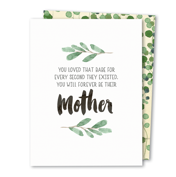 Forever Their Mother Card by The Noble Paperie