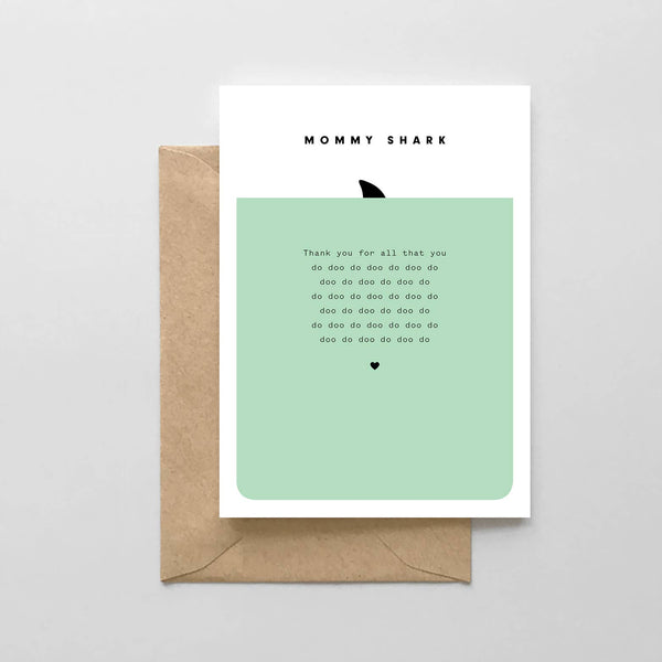 Mommy Shark Card by Spaghetti & Meatballs