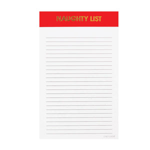 Naughty List Notepad by Chez Gagné