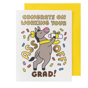Donkey Graduation Card by The Social Type