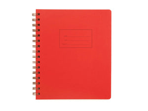 Lined Warm Red Standard Notebook by Shorthand Press