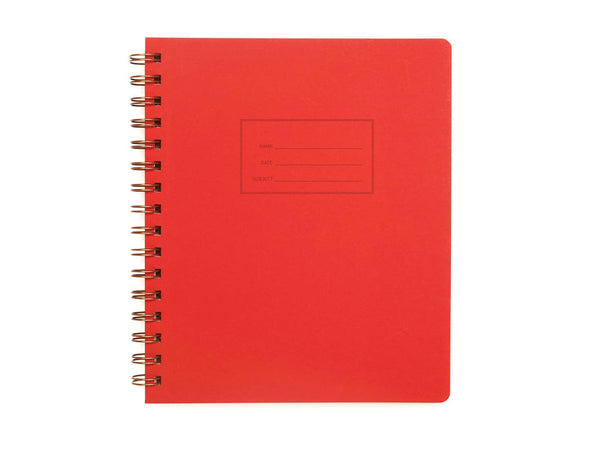 Warm Red Standard Notebook by Shorthand Press