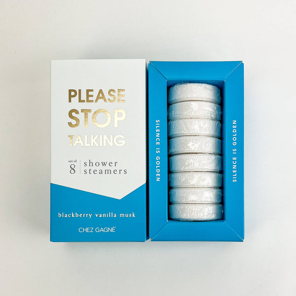 Please Stop Talking Shower Steamers by Chez Gagné