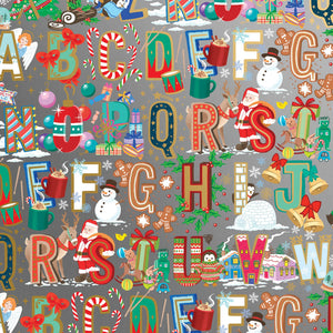 Christmas Alphabet Wrap - Jumbos by Jillson & Roberts