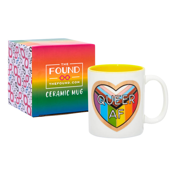 Queer AF Coffee Mug by The Found